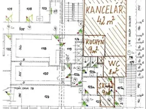 Pronájem kanceláře, Uherský Brod, Vazová, 69 m2