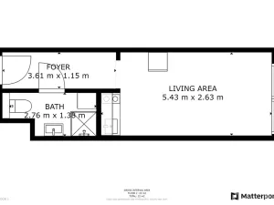 Pronájem bytu 1+kk, Praha - Jinonice, Peroutkova, 23 m2