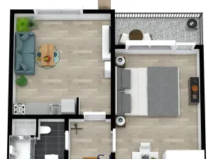 Pronájem bytu 2+kk, Česká Lípa, Štursova, 39 m2