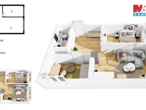 Prodej bytu 2+kk, Praha - Horní Měcholupy, Janovská, 53 m2