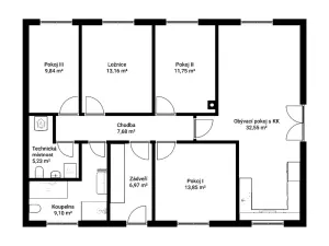 Pronájem rodinného domu, Káraný, Okružní, 110 m2