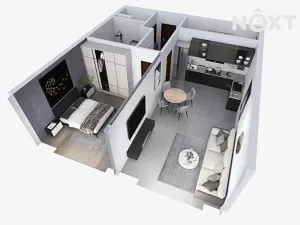 Pronájem bytu 2+kk, České Budějovice, 67 m2