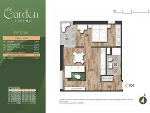 Prodej bytu 2+kk, Praha - Černý Most, Arnošta Valenty, 45 m2