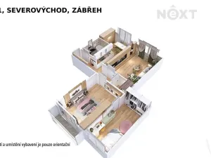 Prodej bytu 3+1, Zábřeh, Severovýchod, 68 m2