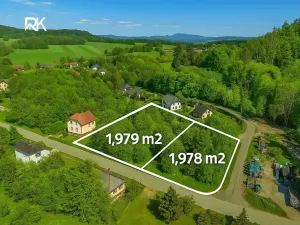 Prodej pozemku pro bydlení, Kunratice u Cvikova, 1978 m2