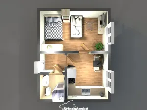 Prodej bytu 1+kk, Mšené-lázně, Mládežnická, 31 m2