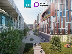 Pronájem kanceláře, Praha - Karlín, Rohanské nábřeží, 3400 m2