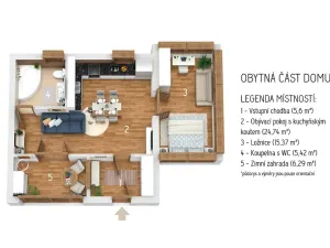 Prodej rodinného domu, Hostinné, Kaštanová, 135 m2