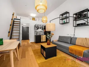 Pronájem bytu 1+kk, Praha - Holešovice, V háji, 37 m2