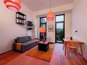 Pronájem bytu 1+kk, Praha - Holešovice, V háji, 37 m2