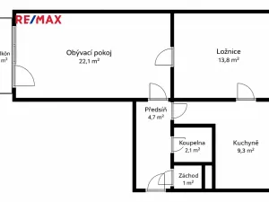 Prodej bytu 2+1, Praha - Žižkov, Pod lipami, 53 m2