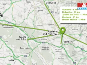 Pronájem bytu 1+1, Rychnov nad Kněžnou, Mírová, 40 m2