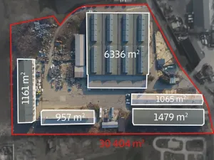 Pronájem skladu, Ostrava, Navrátilova, 30404 m2