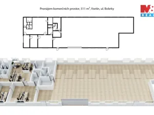 Pronájem výrobních prostor, Vsetín, Bobrky, 511 m2