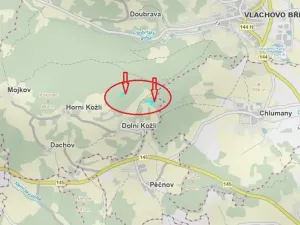 Prodej podílu lesa, Vlachovo Březí, 2714 m2