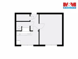 Pronájem bytu 1+1, Smiřice, Komenského, 37 m2