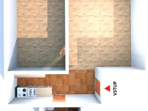 Pronájem bytu 2+kk, Praha - Žižkov, Hartigova, 50 m2