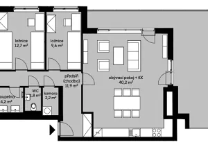Prodej bytu 4+kk, Praha - Kbely, Sedlářova, 105 m2
