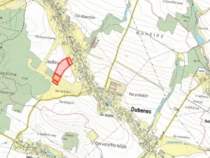 Prodej pole, Dubenec, 68792 m2