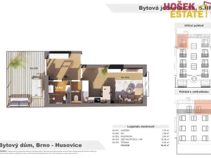 Prodej bytu 1+kk, Brno, Netušilova, 38 m2