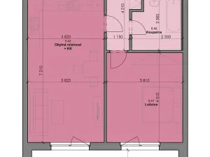 Prodej bytu 2+kk, České Budějovice, Čakovská, 67 m2