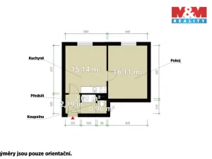 Pronájem bytu 1+1, Plzeň - Skvrňany, Karla Steinera, 36 m2