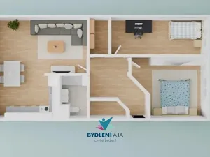 Pronájem bytu 3+kk, Teplice, Rovná, 67 m2