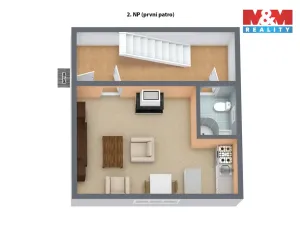 Prodej rodinného domu, Kraslice, Polní, 77 m2