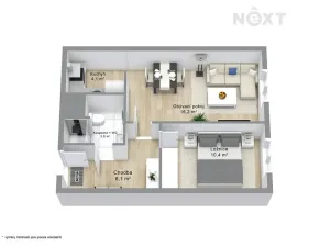 Prodej bytu 2+kk, Praha - Vršovice, V předpolí, 45 m2