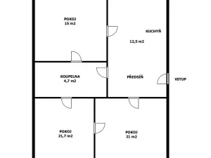 Pronájem bytu 3+kk, Praha - Vršovice, Bulharská, 80 m2