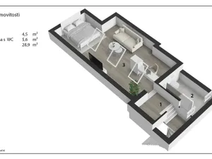 Prodej apartmánu, Mladé Buky, 133 m2