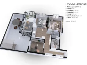 Prodej bytu 3+kk, Praha - Hlubočepy, Geologická, 64 m2