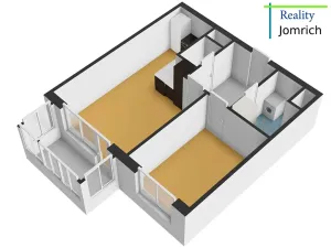 Pronájem bytu 2+kk, Liberec, Americká, 55 m2