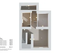 Prodej rodinného domu, Praha - Střížkov, Chrastavská, 80 m2