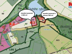 Prodej pozemku pro bydlení, Křečovice - Vlkonice, 68525 m2