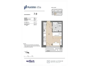 Pronájem bytu 1+kk, Brno, Koliště, 23 m2