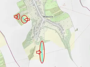 Prodej zahrady, Milešovice, 4939 m2