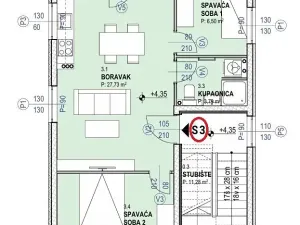 Prodej bytu 3+1, Povljana, Chorvatsko, 161 m2