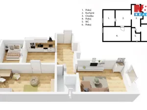 Prodej bytu 2+1, Praha - Smíchov, Holečkova, 59 m2