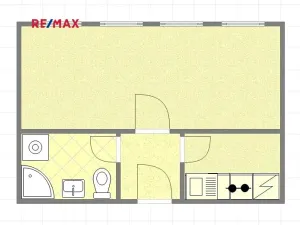 Prodej bytu 1+kk, Praha - Strašnice, Černokostelecká, 26 m2