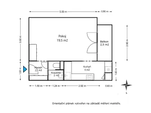 Pronájem bytu 1+1, Brno, Halasovo náměstí, 34 m2