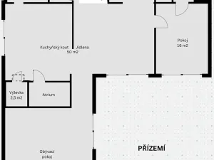 Prodej rodinného domu, Tři Dvory, 235 m2