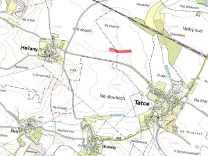 Prodej pole, Tatce, 10724 m2