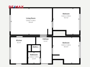 Prodej bytu 3+1, Králíky, Nádražní, 68 m2