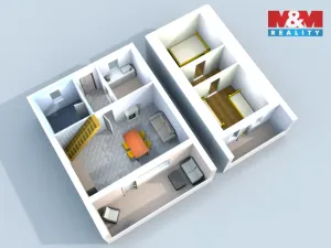 Prodej chaty, Ledečko, 51 m2