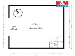 Prodej výrobních prostor, Lysá nad Labem, 122 m2