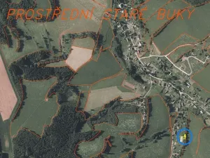 Dražba louky, Staré Buky, 109 m2