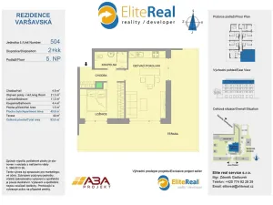 Prodej bytu 2+kk, Olomouc, Varšavské nám., 44 m2