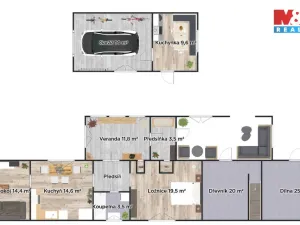 Prodej rodinného domu, Čestín, 80 m2