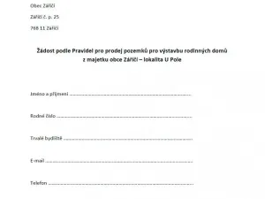 Prodej pozemku pro bydlení, Záříčí, 901 m2